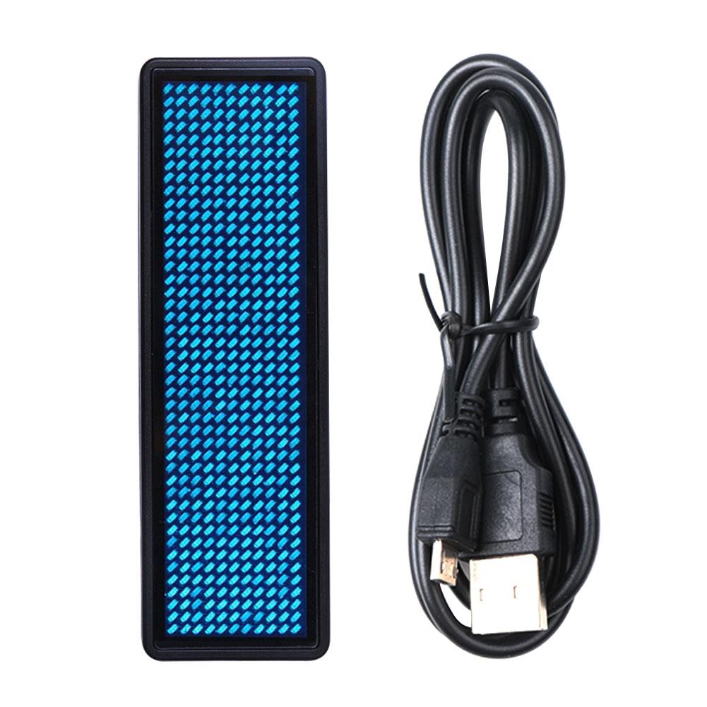 Мини-светодиодный цифровой программируемый перезаряжаемый знак с прокруткой имени сообщения