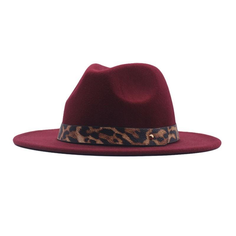 eBay jazz hat autumn and winter British retro top hat women's trendy women's woolen western cowboy hat