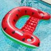 Спинка Плавающий Арбуз Дренажный Надувной Шезлонг Парк Вода