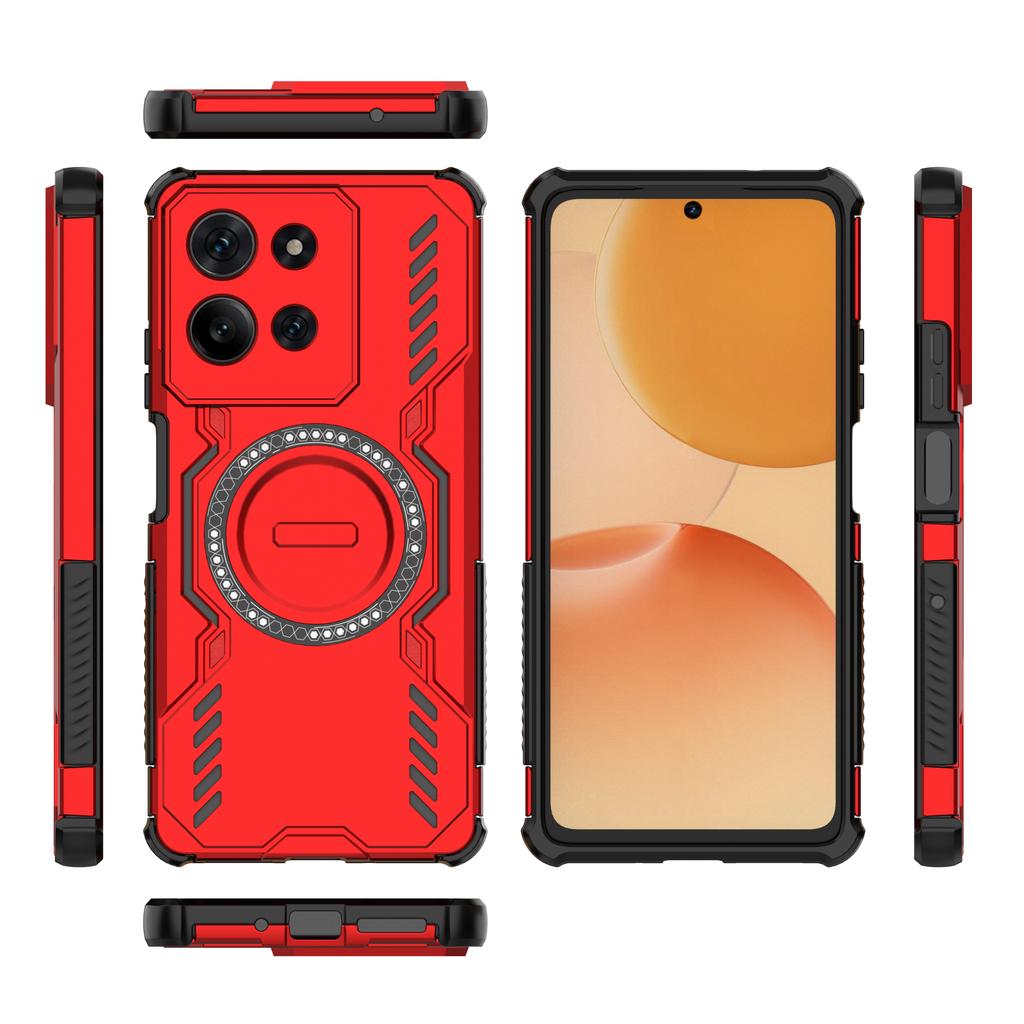 Для Motorola Moto G75 5G Чехол Магнитное притяжение Бронированный Бампер Для Motorola Moto G75 Чехол с теплоотводом Для Motorola Moto G75