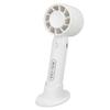 Portable Handheld Fan USB Rechargeable 3 Wind Speeds Safe Turbo Mini Fan for Outdoor Travel Camping White