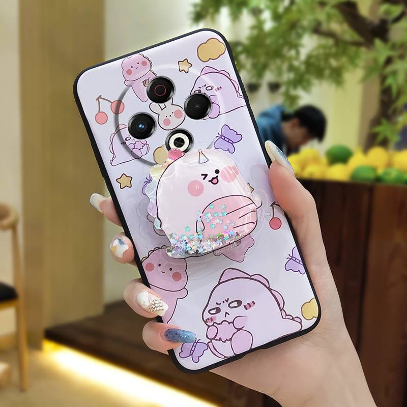 Противоударный Водонепроницаемый Чехол для Телефона Для Tecno Spark30 4G/KL6 Силиконовый Чехол с Покрытием Soft-Touch Вращающаяся подставка Грязеотталкивающий