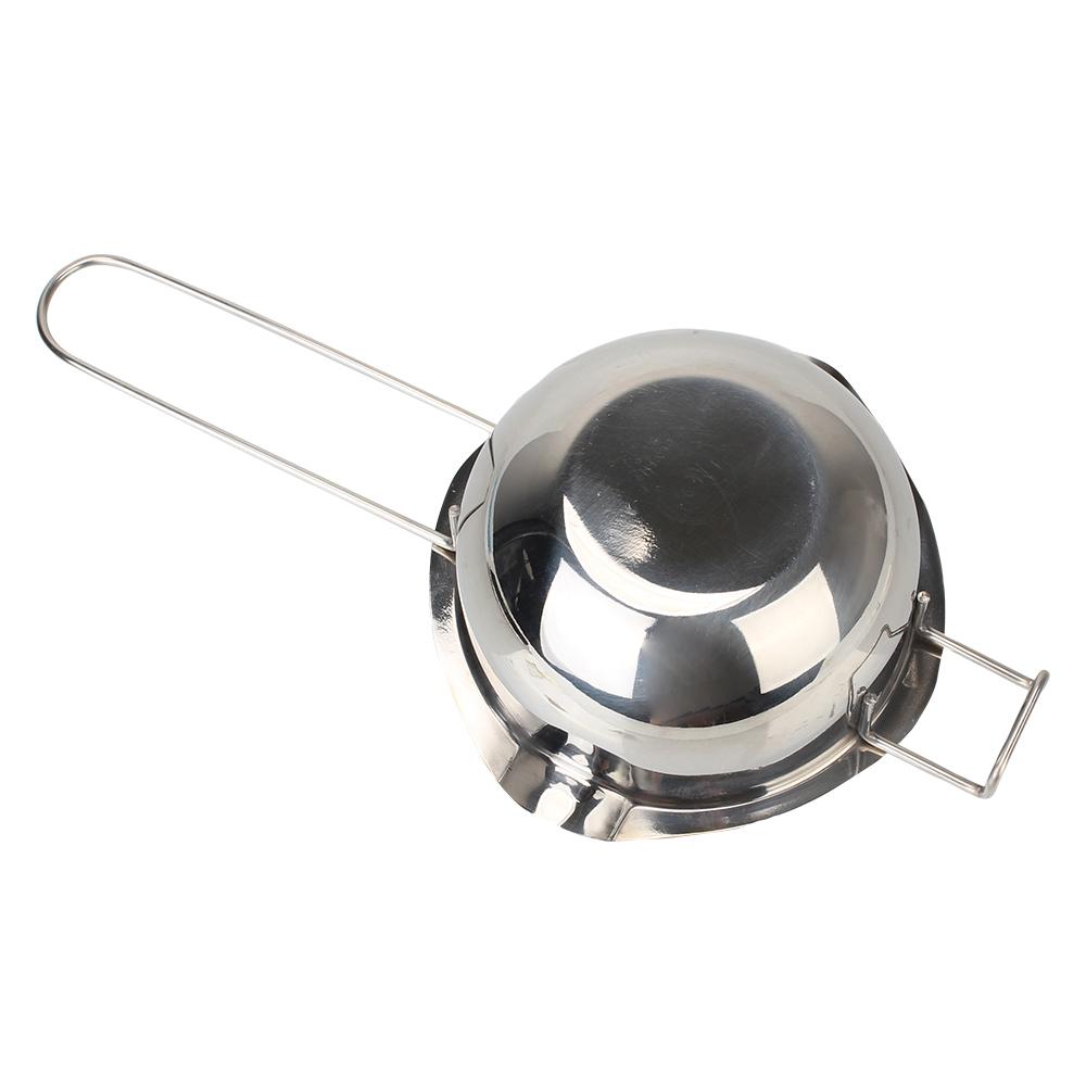 Нержавеющая сталь Шоколад Масло Плавильная кастрюля 1 шт. Инструмент для мыла ручной работы Кухонная миска для молока Бойлер с кисточкой для масла Длинная ручка