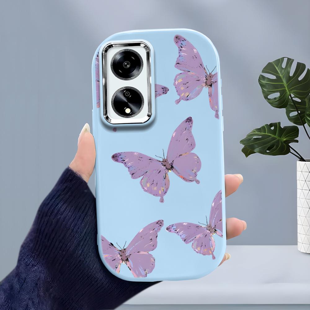 Solid Color Silver Edge Lens Soft Liquid Silicone Shockproof Phone Case for iPhone Samsung Huawei Honor Xiaomi Redmi OPPO Realme Vivo Infinix Tecno