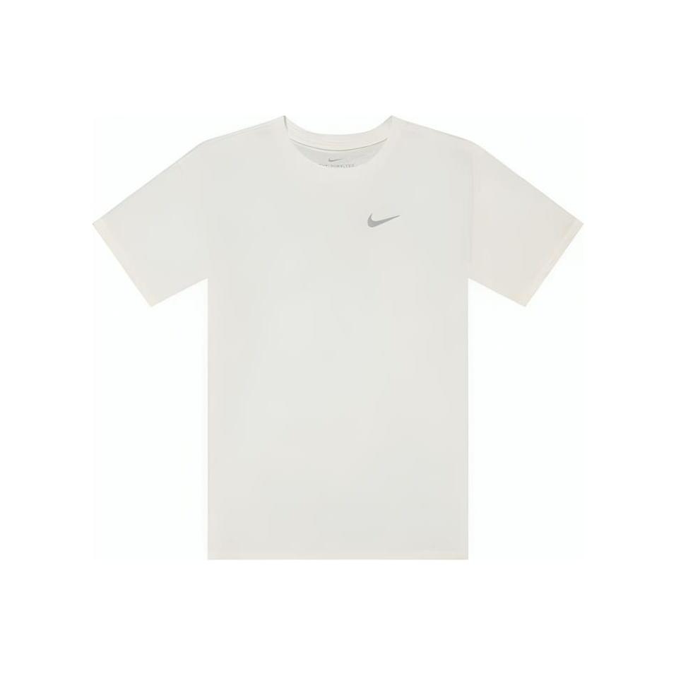 Nike Футболки Мужские Белые С Круглым Вырезом Умеренный Прямой Крой BV0644-100
