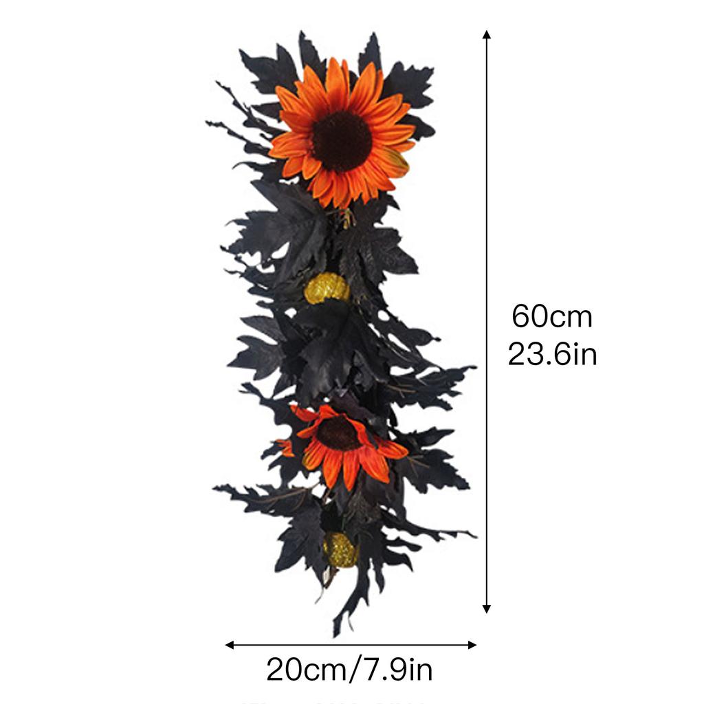 Artificial Lintel Decor Decorative Simulation Floral Swag Holiday Ambiance Ornament for Indoors Outdoors