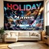 Custom Name Personalized Heated Rivalry Print Tapestry, Wall Art Decor, Bedroom, Dorm, Apartment, LivingRoom, Party Backdrop, Gift for Birthday