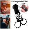 1/2 шт., усилитель захвата пальцев, силовая тренировка, пружинный тренажер для гибкости двух пальцев, детский, для взрослых, тренажер для пальцев рук, игрушка для снятия беспокойства