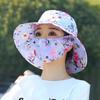 Wide Brim Sunscreen Cap Anti-uv Tea Picking Cap Cycling Headwear Fisherman Hat  Agricultural Work