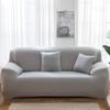 Elastic Solid Color 3 Seater Sofa Cover Dustproof Washable Stretch Couch Cover All-inclusive Extendable Sofa Protecter