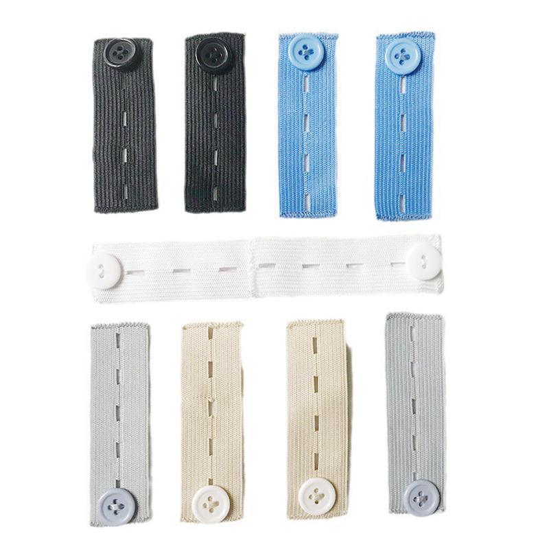 10 Pieces/Pack Waistband Extension Buckle Overweight Men Oversized Pregnant Women Adjustable Elastic Fit Pants Multi Colored