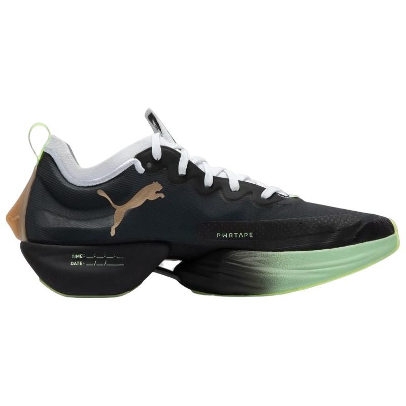 Puma Кроссовки для бега Fast-R Nitro Elite Мужские Кроссовки Черный Белый Зеленый 377804-01