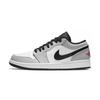 Jordan Air Jordan 1 Low top Vintage Basketball Shoes Unisex Light Gray 553558-030(Team578-)