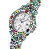 Montre - LIGHT TIME - L602N - Diamètre 39 mm - 300 pierres précieuses - Quartz Miyota