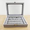 Earring Box Dust-proof Divided Grids Furry Surface Ring Bracelet Display Organizer for Home