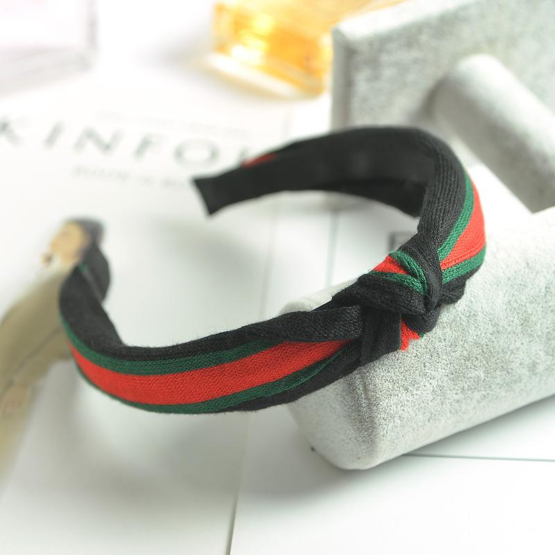 Autumn And Winter Wide-Brimmed Headband Fabric Knotted Corduroy Headband Women'S Japanese And Korean Face Wash Headgear Hair Accessories