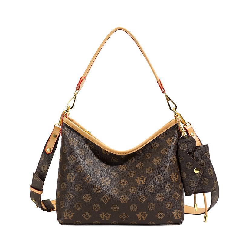 Ретро Классическая Сумка Под Мышку с Монограммой: Европейский и американский стиль