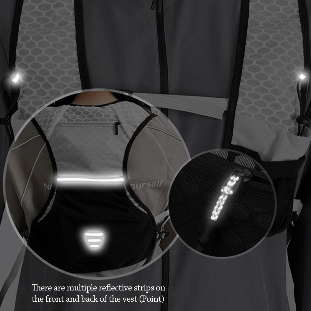 Дышащий беговой гидратационный жилет Легкий нагрудный рюкзак Прочный велосипедный жилет Для активного отдыха