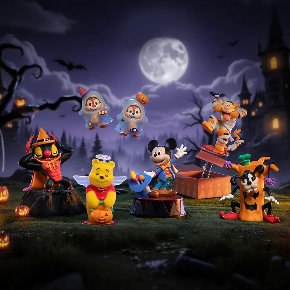 TOP TOY Disney "Halloween Fantasy Night" Series Gachapon Blind Box Figure 1 Piece
