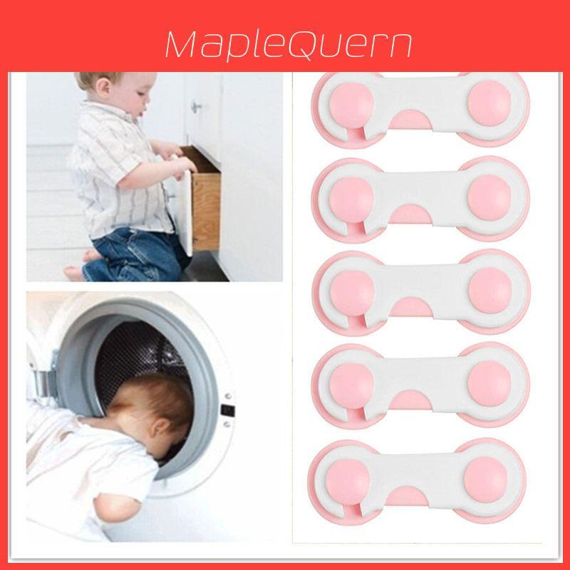 Durable Child Safety Lock Cabinet Lock Baby Refrigerator Lock Blue Pink White