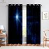 Мечтательная галактика звездное небо 3D печатные шторы затемняющие шторы подходят для спальни гостиной кабинета декоративные шторы