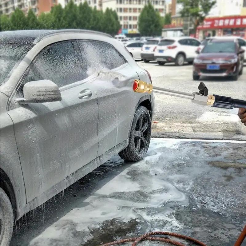 Пистолет с шаровым краном для мойки высокого давления, 2200 PSI, быстроразъемная вилка 1/4 дюйма, шланг M22-14 мм, с насадкой-пистолетом для мойки под давлением