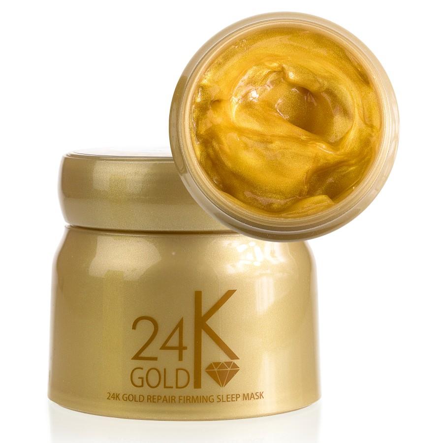 Rejuvenating Night Mask for the Face with 24-carat Gold 24K Gold Essence 100 G
