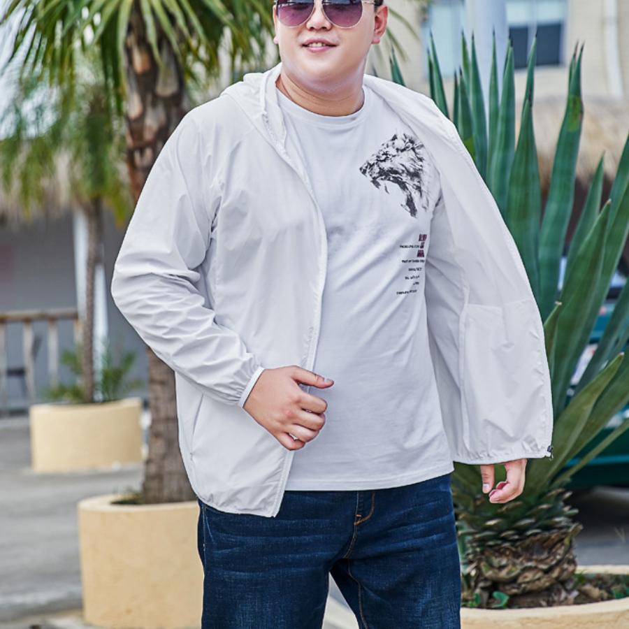 Летняя тонкая солнцезащитная одежда большого размера, мужская быстросохнущая солнцезащитная одежда больших размеров M-10XL