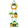St Patrick Shamrock 3Pcs Paper Door Hanging Decoration for Party Home Decor