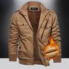 Мужская зимняя новая бархатная куртка с хлопковой подкладкой для молодых и среднего возраста, хлопковая куртка большого размера свободного кроя
