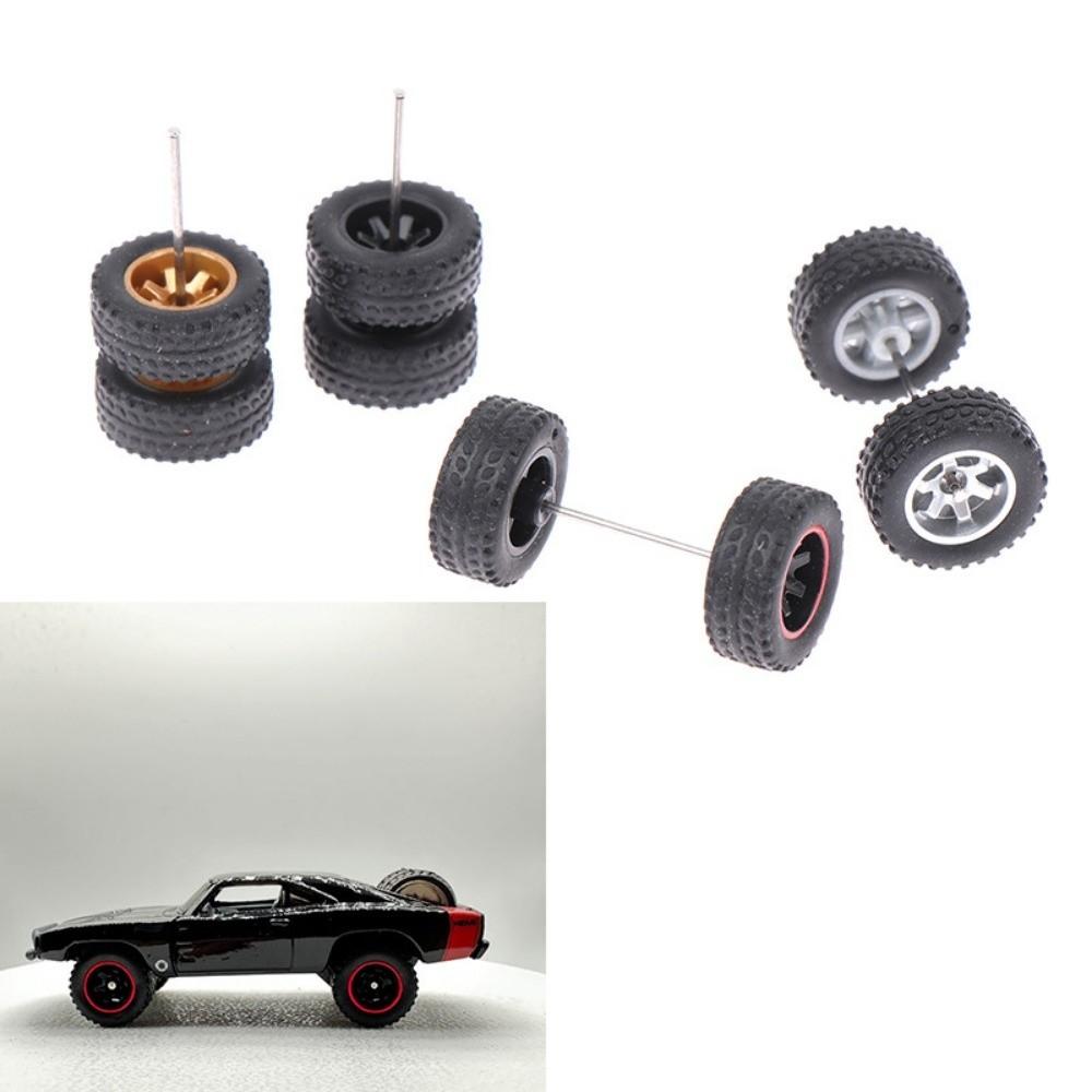 1Set Plastic Remote Control Car Modified Tires Diameter 14*5.5mm Diecast Alloy Car Hub