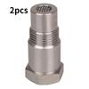 2pcs Universal Extension Filter Oxygen O2 Sensor Connector Extender Spacer Thread M18*1.5 Stainless Steel Adapter Auto Parts