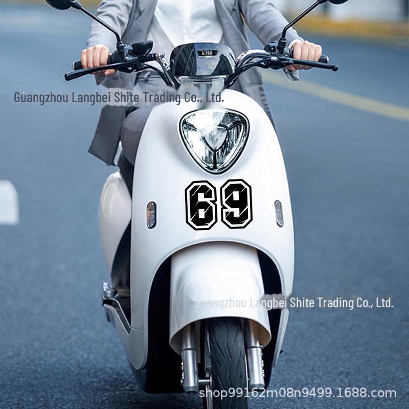 10 см цифровые гоночные автомобильные наклейки с номером 0-9 для модифицированных автомобилей