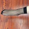 1 Pair Net Socks Hollow Non-slip Elastic Women Ankle Fishnet Socks for Dancing