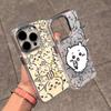 Милый Чехол C-chiikawa-S для Телефона IPhone 17 Air 16 E 15 14 13 12 11 Plus Pro Max Гальванизированный Прозрачный Мягкий Чехол