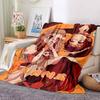 Custom 1pc Spooky Halloween Night Blanket, Soft And Comfortable Blanket, Casual Warm, Camping Travel Blanket, Birthday Gift Q9122001