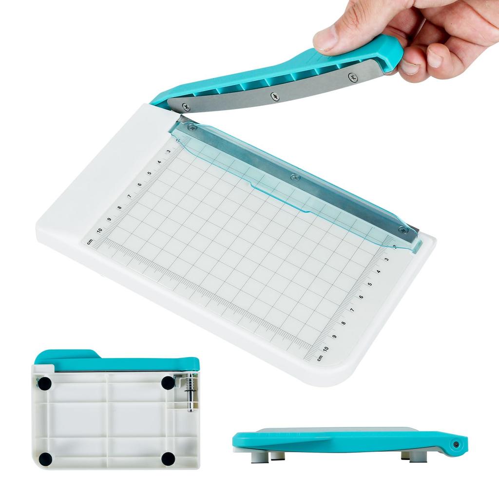 15.5cm Portable Paper Trimmer,Paper Cutter for Craft Card Photo Scrapbooking,Office & School DIY Tool