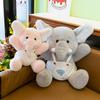 Cute Elephant Cartoon Plush Toy Doll Girls Kids Bedtime Companion Gift Holiday