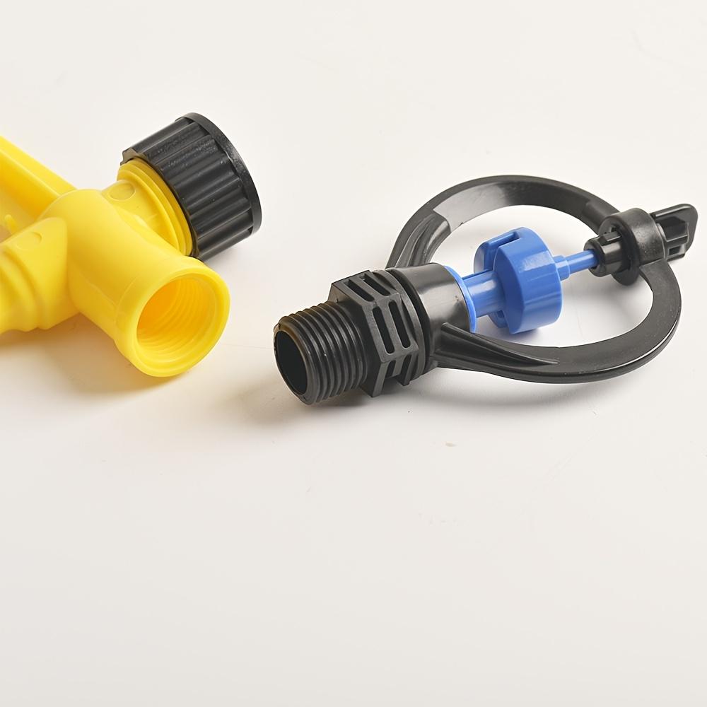 10Pcs Garden Lawn 360 ° Rotary Sprinkler, Medium-Range Irrigation, Disc Impeller Butterfly Nozzle, Durable Plastic Garden And Lawn Sprin