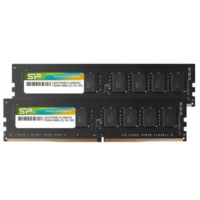 Silicon Power Desktop PC память 16 ГБ x 2 288Pin CL19 SP032GBLFU266X22 DDR4-2666 (PC4-21300) 1.2V
