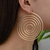 Серьги-пластины от комаров, Женский ретро-стиль, Геометрическая мода, Преувеличенное лицо, Тонкие серьги