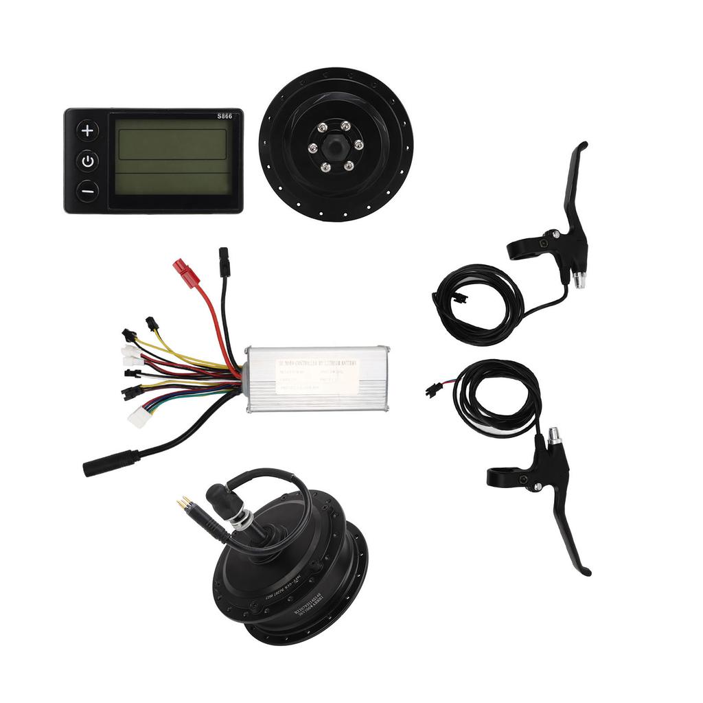 Комплект для переоборудования электровелосипеда 36 В 500 Вт Задний привод Комплект для переоборудования для DIY электровелосипеда Электросамокат Складные велосипеды