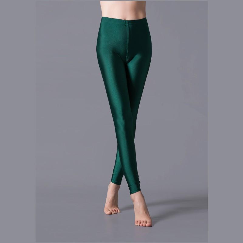 Women Leggings Girl Slim Cropped Trousers High Elasticity Skinny Casual Pants Dance Performance Trousers