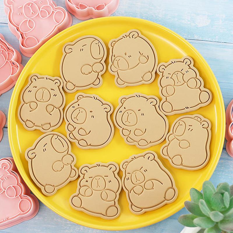8 шт. мультяшная капибара в форме формочки для печенья форма для помадки печенья инструменты для украшения торта аксессуары для выпечки кухонный гаджет