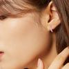 Монография Серьги Sandra Mger050S Позолота 14K