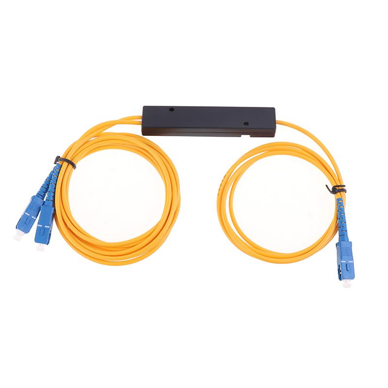 PLC-разветвитель SC APC 1x2 PLC одномодовый оптоволоконный разветвитель SC/UPC PCL-разветвитель Внутренняя оплетка для компьютерного кабеля
