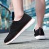 Gray Men Casual Sports Shoes Anti Slip Wear-Resistant Breathable Cushioning Color Blocking Design Versatile Casual Sports Shoes