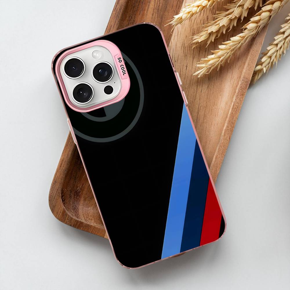 BBIP8 B-BMW-W Модный чехол для телефона для IPhone 16 15 14 13 12 11 17 Pro MAX Plus Pro Матовый противоударный чехол
