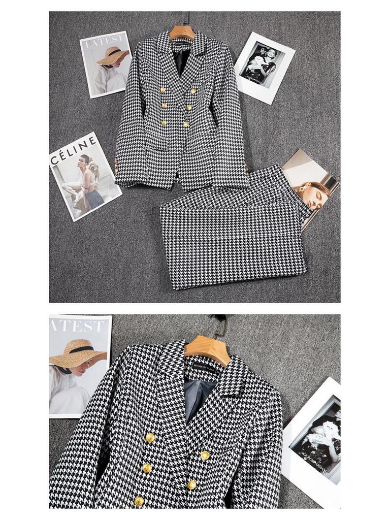 Женский 2025 Осень/Зима Модный Повседневный Укороченный Пиджак Однотонный