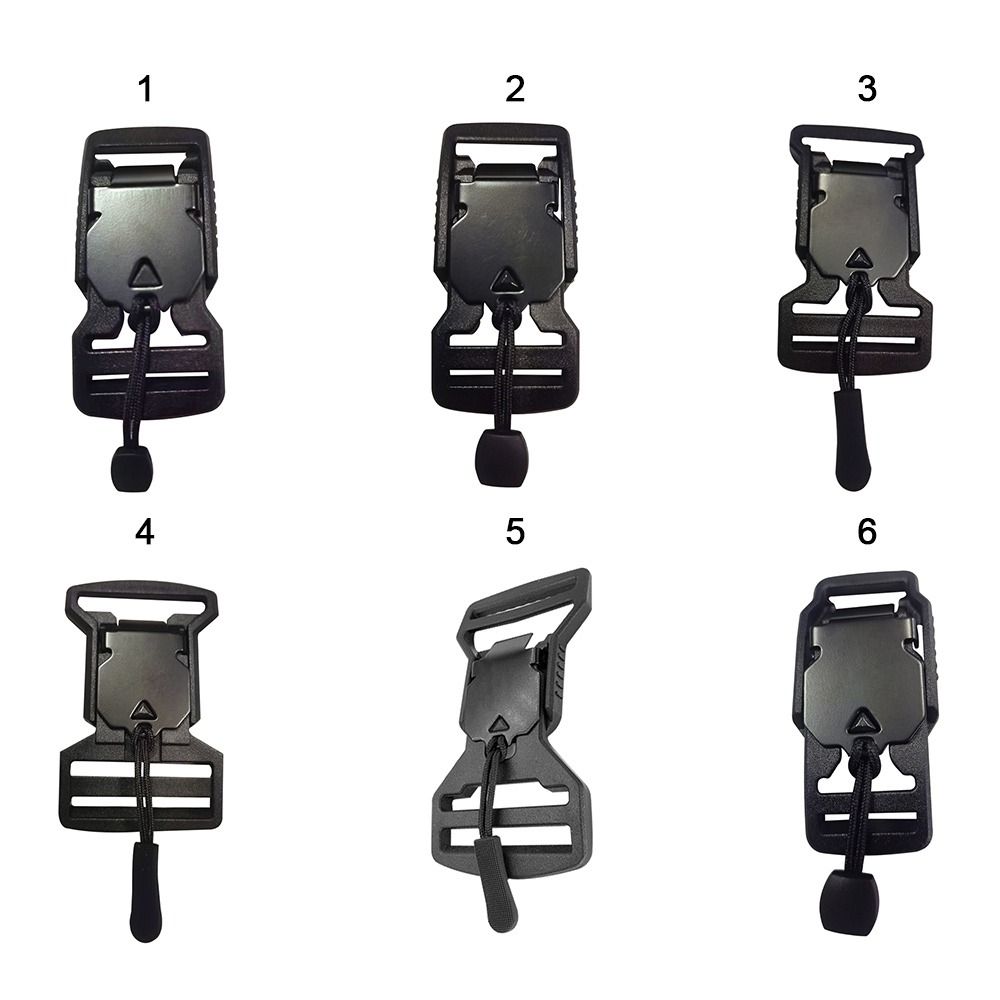 20/25/32/38mm Quick Release Buckle Black Molle Backpack Parts Garment Accessories for Men